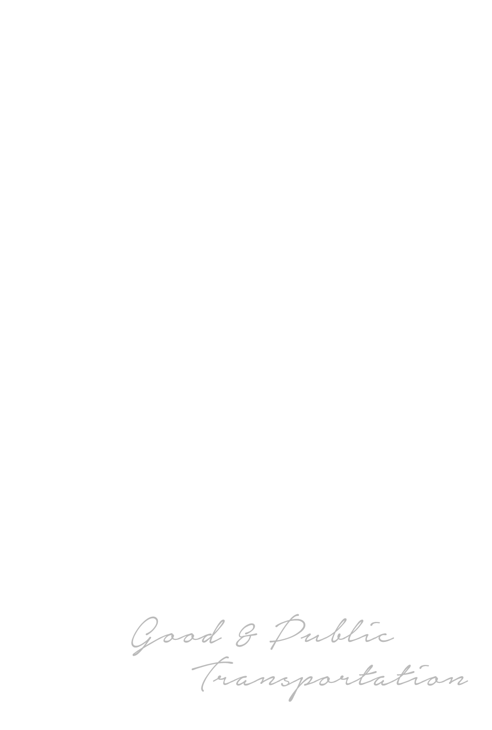 Good & Public Transportation